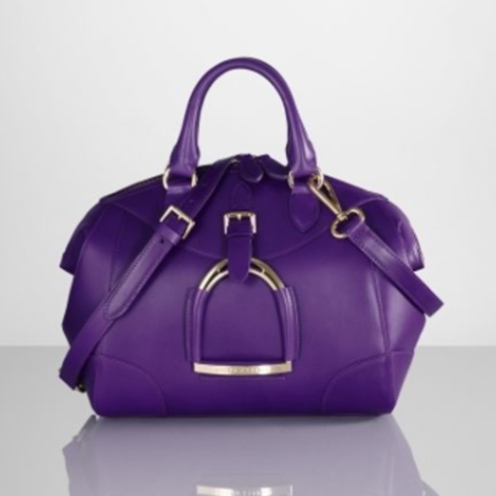 NWOT!  RALPH LAUREN Equestrian calfskin Bedford